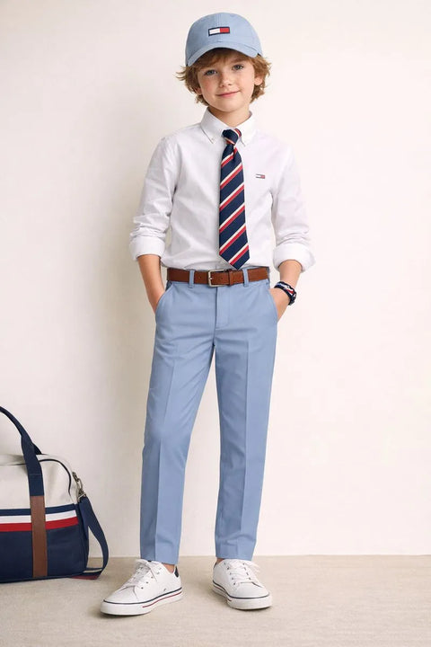 Tommy Hilfiger Boy's Bel Air Blue Stretch Performance Dress Pants | Tommy Hilfiger In Lebanon