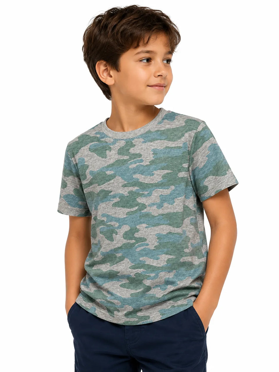 Epic Thread Boy's Grey/Green T-Shirt | Epic Thread in Lebanon