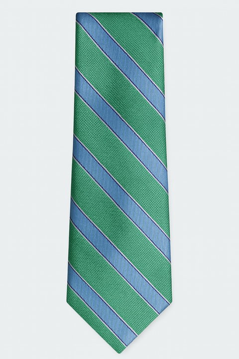 Club Room Mens Outlined Stripe Tie Mint OS ABL83 SHR,