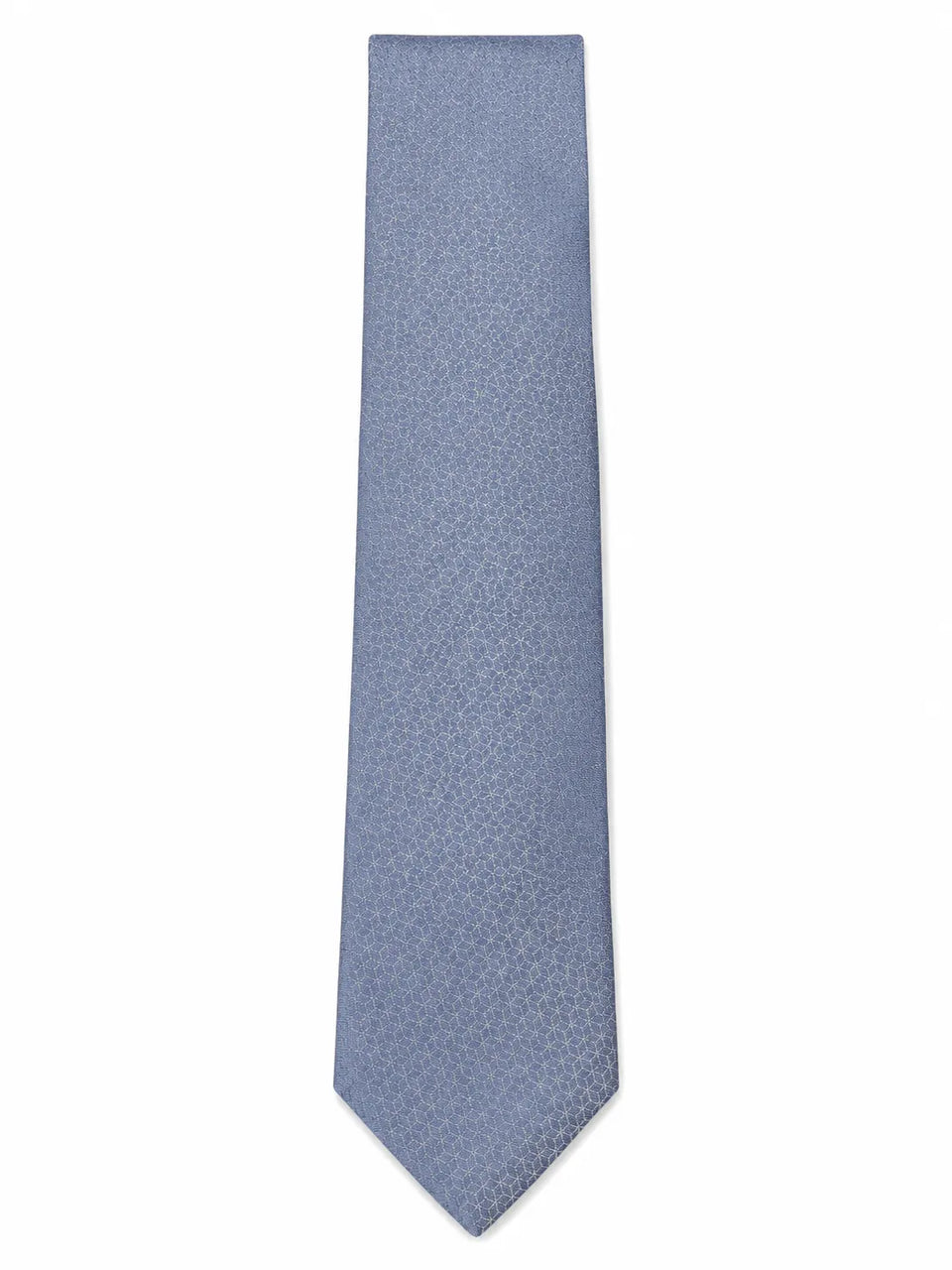 Calvin Klein Men's Light Blue Geometric Pattern Necktie |Calvin Klein in Lebanon