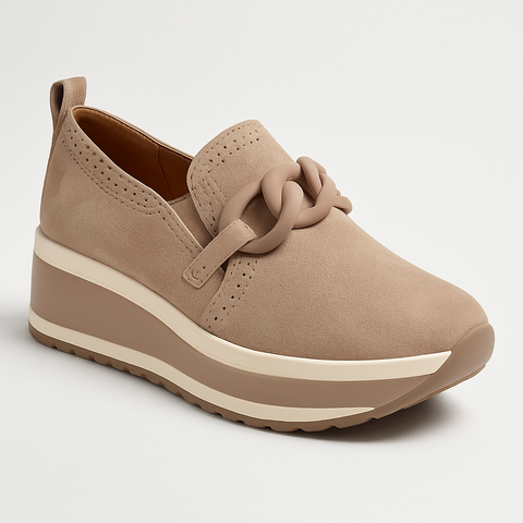 Mad Love Women's Beige Maryanne Platform Casual Shoes | Mad Love In Lebanon
