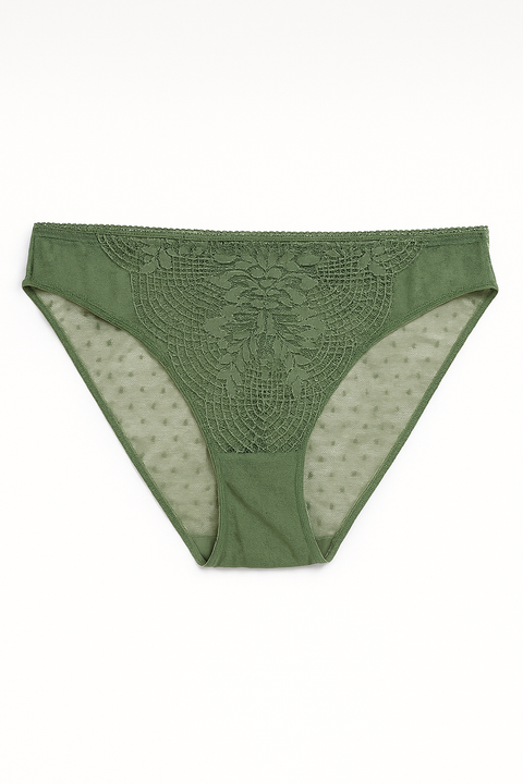 Dorina Women's Dark Green Acacia Brief Panties | Dorina In Lebanon