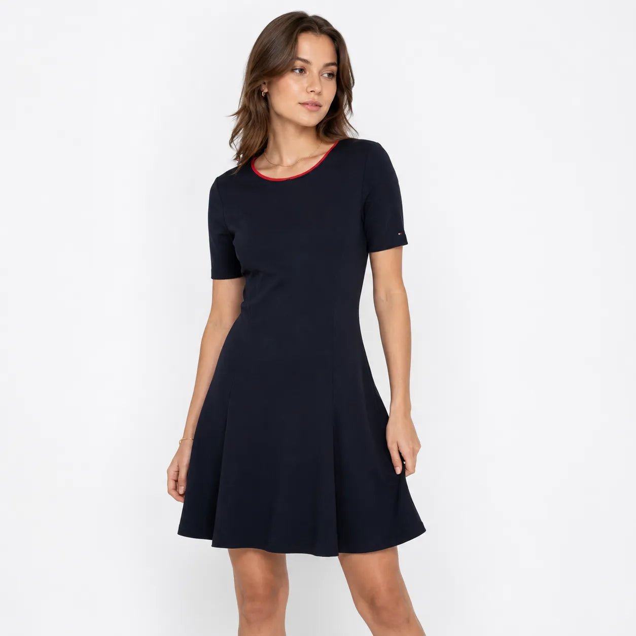 Tommy Hilfiger Women's Navy Short Sleeve  Dress | Tommy Hilfiger in Lebanon