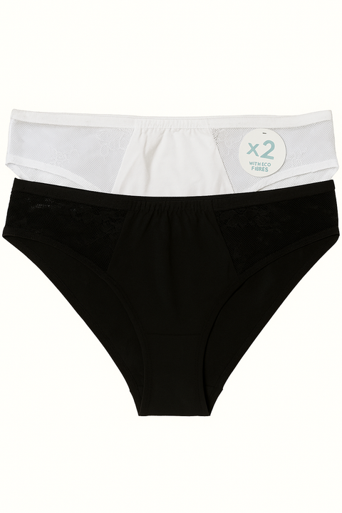 Dorina Women's Blue/Black 2pcs Panties | Dorina In Lebanon