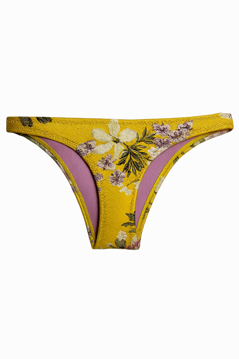 Triangl Women's Yellow Floral Swimming Bottom |Triangl In Lebanon