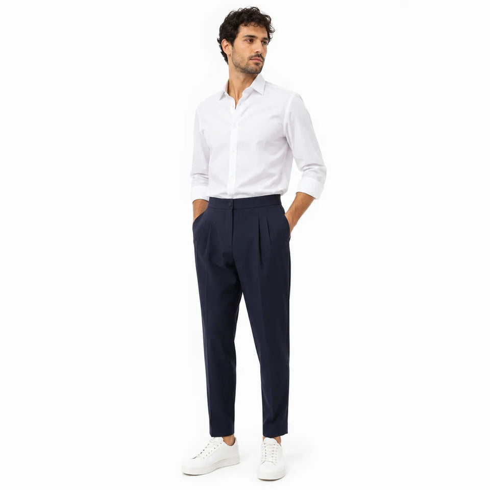 Emporio Armani Men’s NavyItalian Trousers |Emporio Armaniin Lebanon