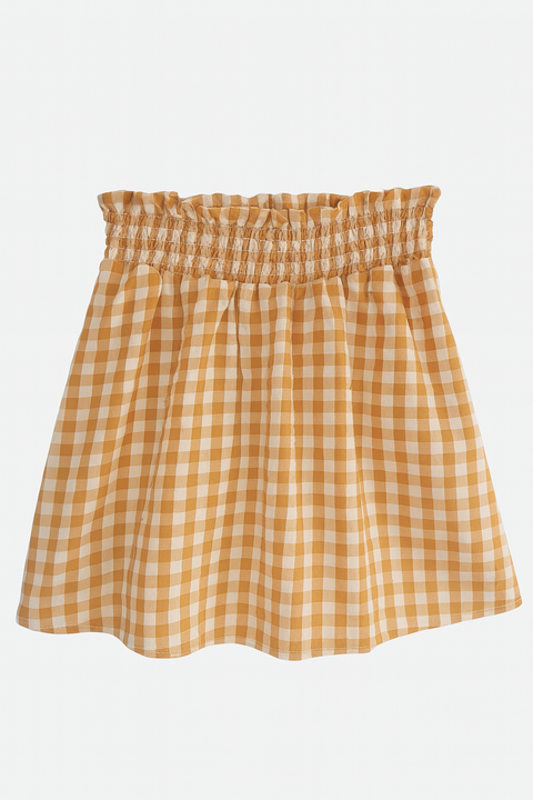 Forever 21 Women's Maple & White Checkered Skirt | Forever 21 In Lebanon