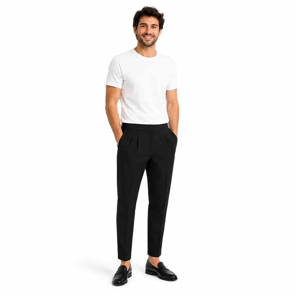 Emporio Armani Men's Black Italian Trousers | Emporio Armani in Lebanon