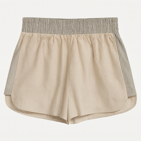 Forever 21 Women's Beige Striped Short  |Forever 21 In Lebanon