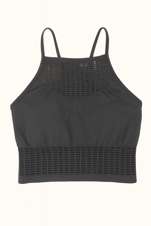 Forever 21 Women's Gray Blue Textured Sports Crop Top | Forever 21 In Lebanon