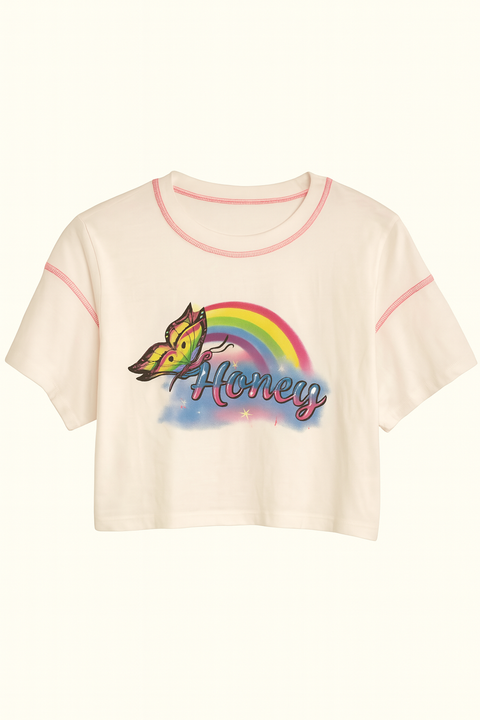 Forever 21 Women's White Crop T-Shirt |Forever 21 in Lebanon