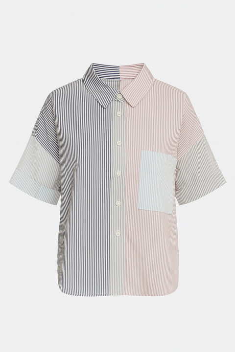 Forever 21 Women's Multicolor Striped Shirt |Forever 21 In Lebanon