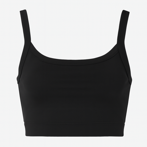 Forever 21 Women's Black Scoop Neck Basic Crop Top | Forever 21 In Lebanon