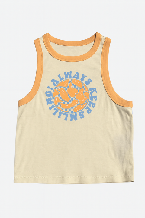 Forever 21 Women's Light Orange Sleeveless Blouse |Forever 21 In Lebanon