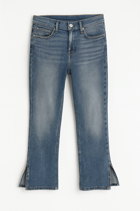 Forever 21 Women's Blue High Rise Boot Cut Jeans |Forever 21 In Lebanon