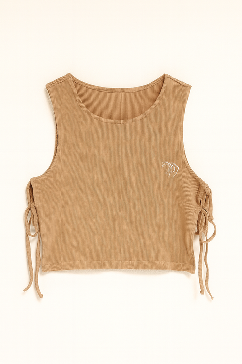 Forever 21 Women's Beige Sleeveless Blouse | Forever 21 In Lebanon