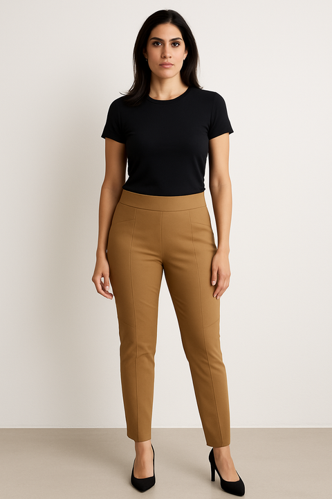 Mango Women's Beige Pants | Mango In Lebanon