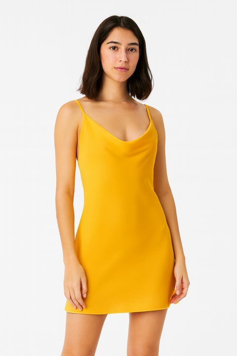 Forever21  Women's Orange Sleeveless Dress | Forever21 In Lebanon