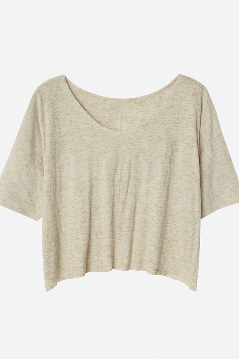 Mango Women's Beige Short Sleeve T-Shirt | Mango In Lebanon