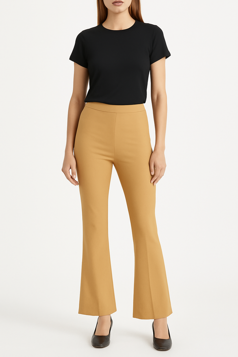Mango Women's Camel Pant |Mango In Lebanon