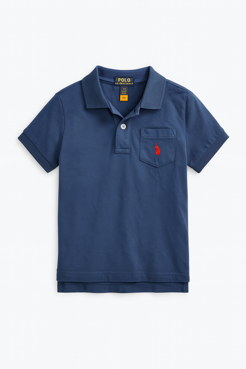 Polo Ralph Lauren Boy's Navy Blue Pocket T-Shirt |Polo Ralph Lauren In Lebanon
