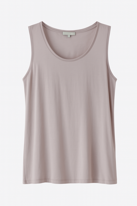Mango Women's Purple Satin Sleeveless Blouse |Mango In Lebanon