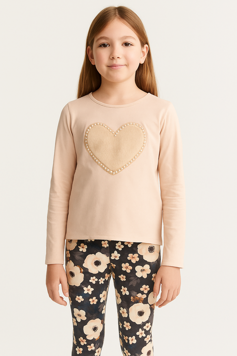 Blush Girl's Rose 2-Piece Set Blouse And Pant |Blush In Lebanon