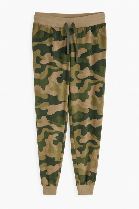 Lands' End  Boy's Green Camo Pajama 3-Piece Sleep Set  |Lands' End In Lebanon