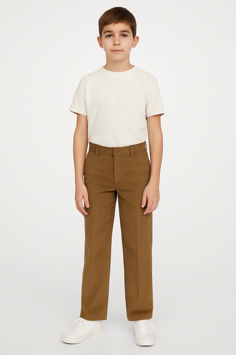 Brooks Brothers Boy's Khaki Classic-Fit Stretch Corduroy Pant | Brooks Brothers  In Lebanon