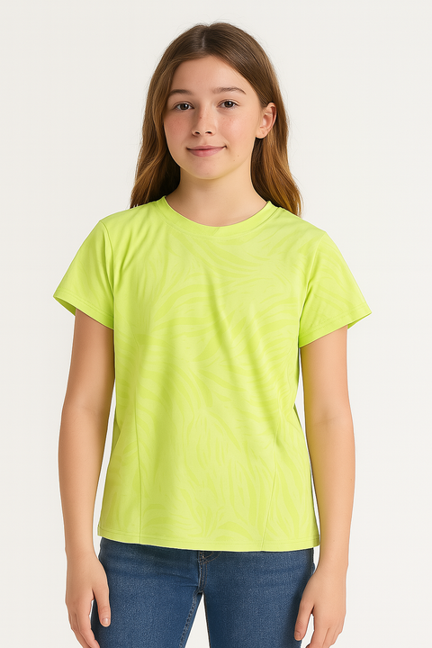 ID Ideology Girl's Neon T-Shirt ABFK38