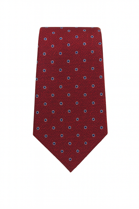 Club Room Men's Burgundy Classic Dot Tie ABL318