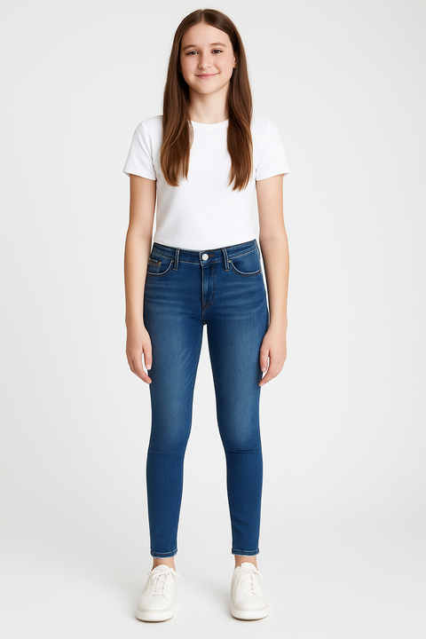Levi's Girl's Navy Youth High Rise Supper Skinny Jeans |Levi's In Lebanon