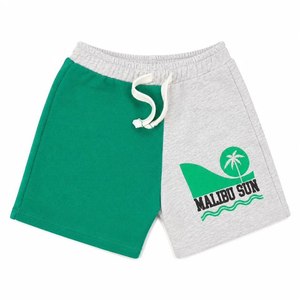 Zara Baby Boy's Grey/Green Elastic Waist With Summer Vibes Shorts | Zarain Lebanon