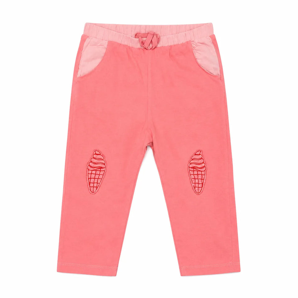 Zara Baby Girl's Light Coral With Ice Cream PrintedLegging | Zara in Lebanon