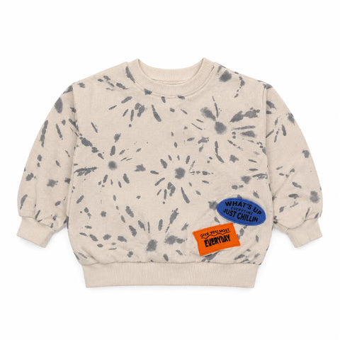 Zara Baby Boy's Light Grey With Scattered Charcoal Grey Sweatshirts   | Zara In Lebanon