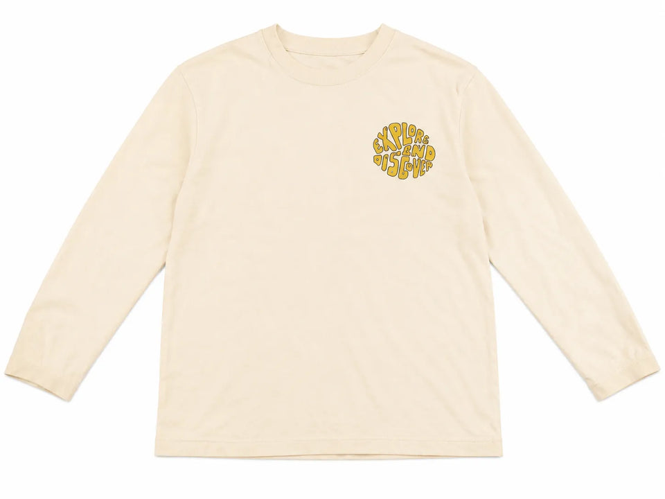 Zara Boy's Light Beige " Explore and ..." PrintedLong Sleeve Blouse| Zara in Lebanon