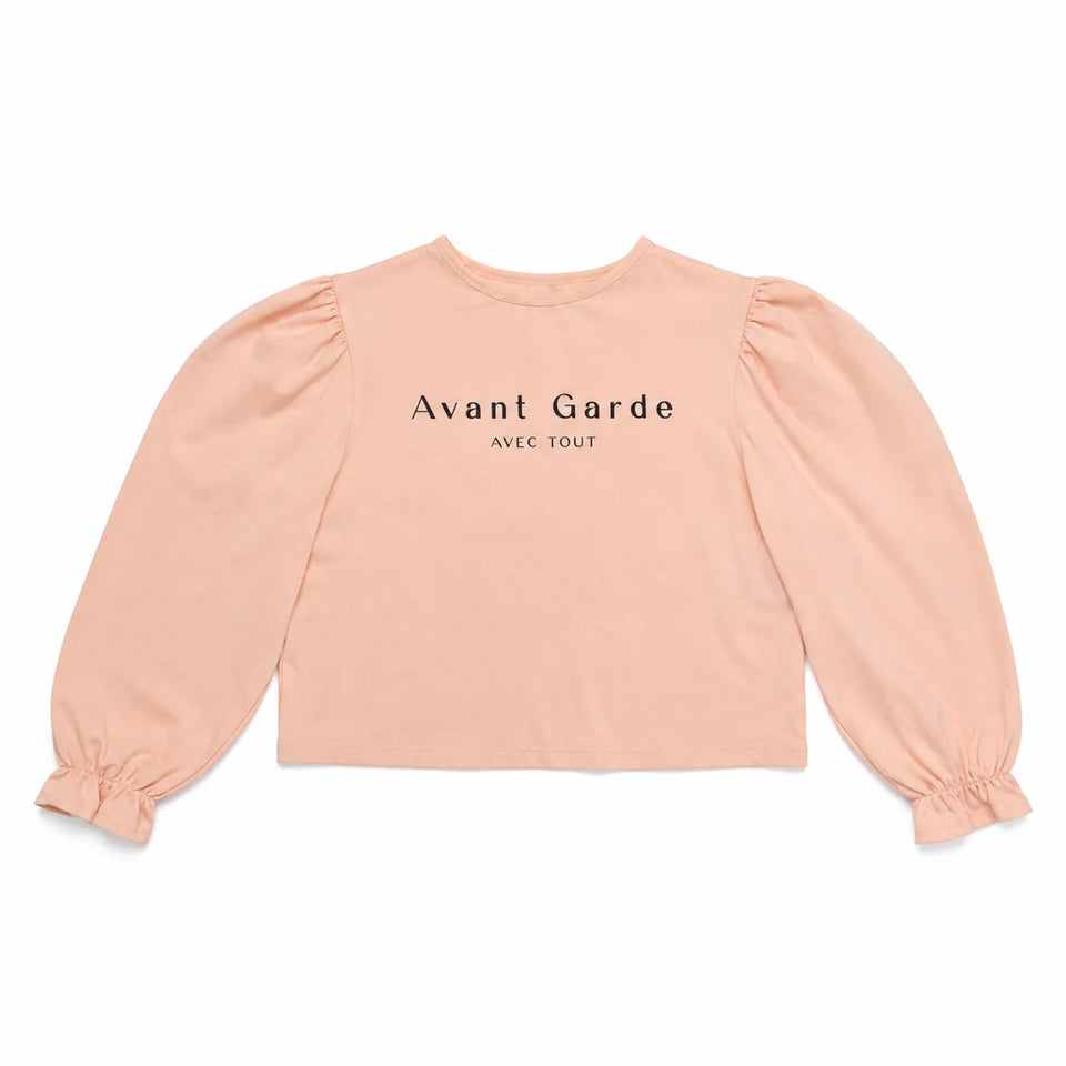 Zara Girl's Light Pink With Puffy Sleeve Blouse | Zara in Lebanon