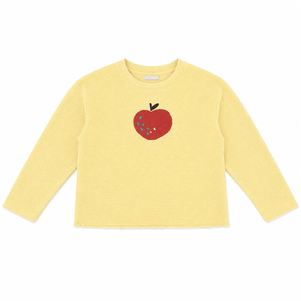 Zara Boy's Light Beige Apple PrintedLong Sleeve Blouse | Zara in Lebanon