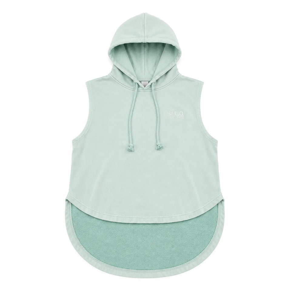 Zara Boy's Mint Green " Wilo And Free "HoodedSleeveless Blouse | Zara in Lebanon
