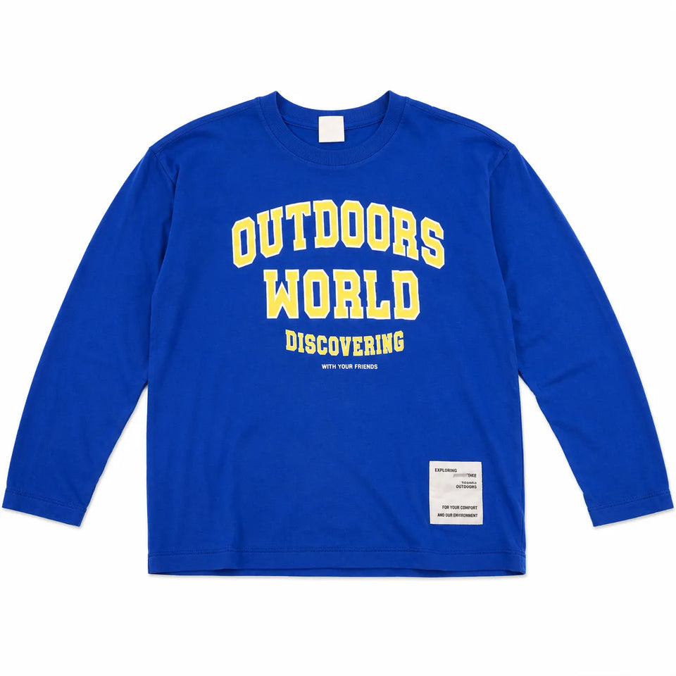 Zara Boy's Royal Blue " Outdoors World " PrintedBlouse | Zara in Lebanon