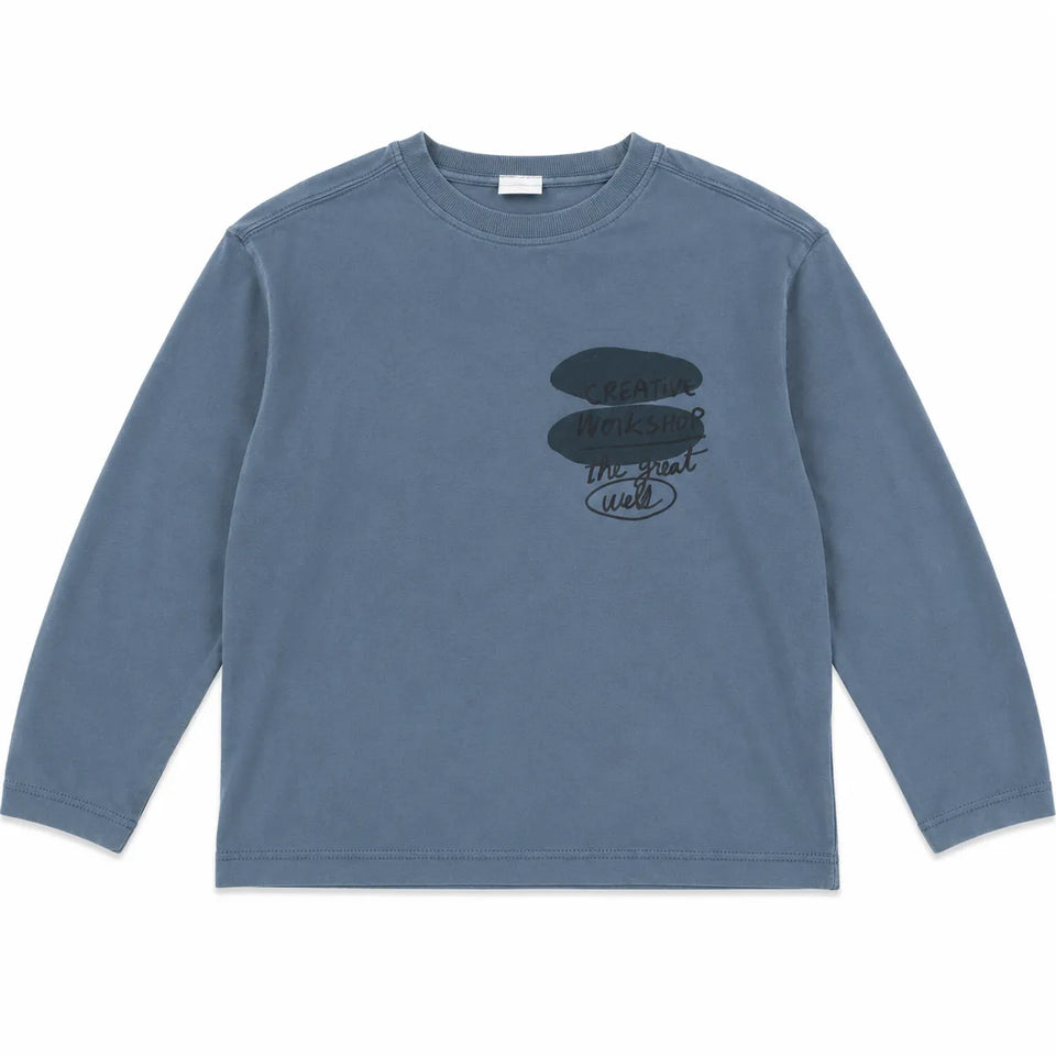 Zara Boy's Dark Blue"Creative Workshop" PrintedBlouse | Zara in Lebanon