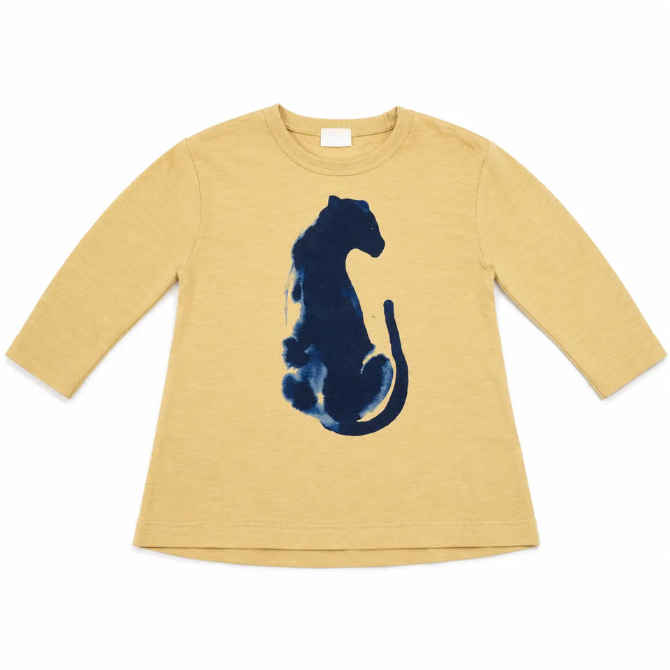 Zara Baby Boy's Beige With A Blue Printed Front Panel Long Sleeve Blouse | Zara in Lebanon