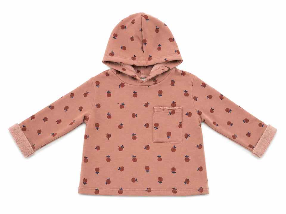 Zara Baby Girl's Dusty Rose With Flowers PrintedHoodie | Zara in Lebanon
