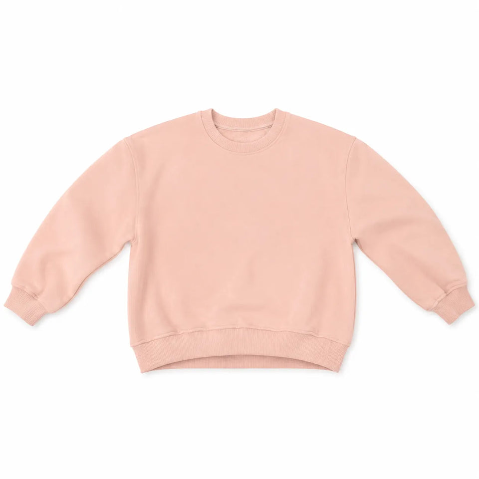 Zara Girl's Light Pink Plain Sweatshirt| Zara in Lebanon
