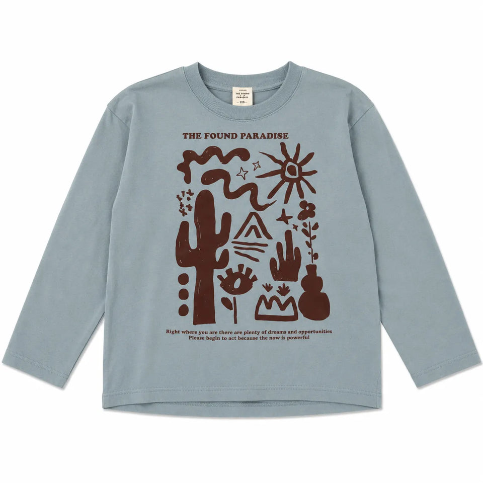 Zara Boy's Blue " The Found Paradise " PrintedLong SleeveBlouse | Zara in Lebanon