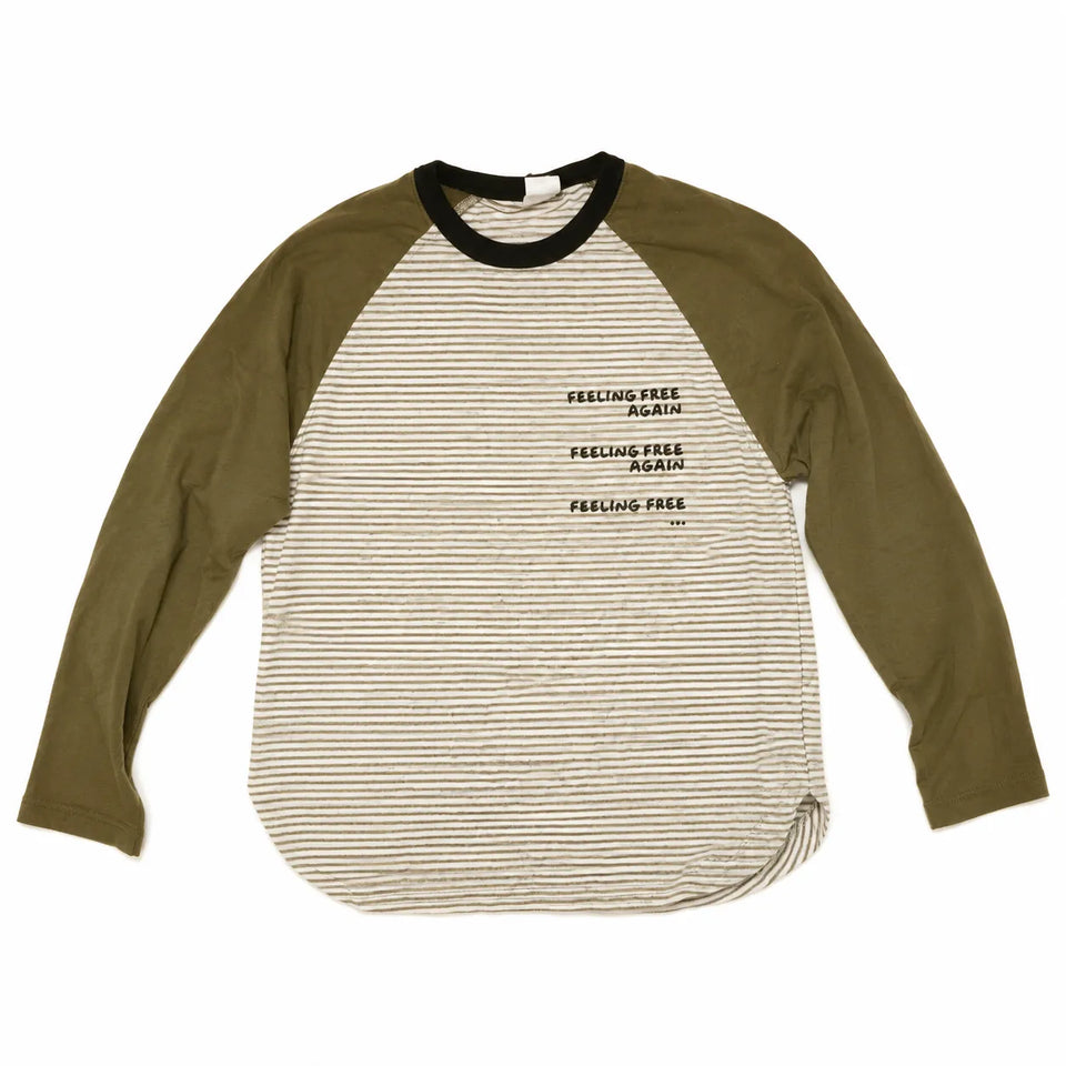 Zara Boy's Olive Green " Freeling Free Again" PrintedLong SleeveBlouse | Zara in Lebanon