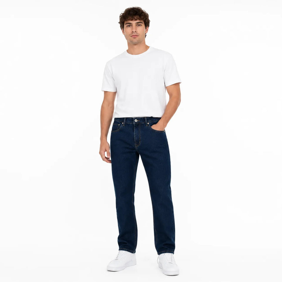 Weatherproof Vintage Men's Navy Vortex Straight Fit Jeans | Weatherproof Vintage In Lebanon