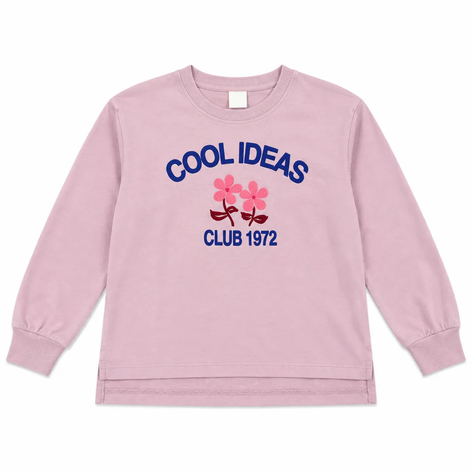 Zara Girl's Light Purple "Cool Ideas"Printed Blouse| Zara in Lebanon