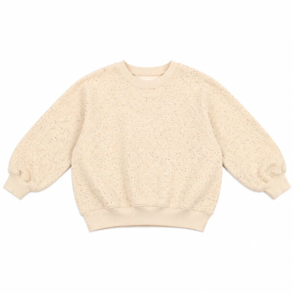 Zara Girl's Cream With DottedSweatshirt | Zara in Lebanon