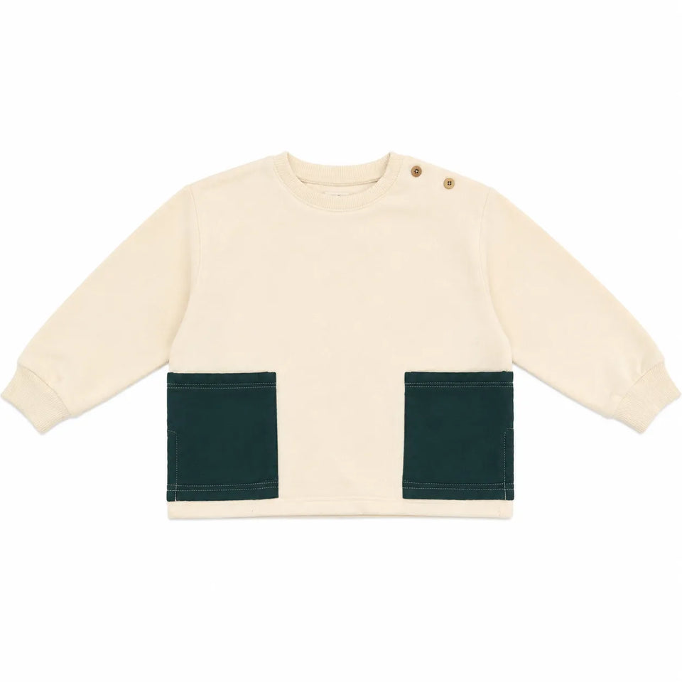 Zara Baby Boy's Cream With Two Pockets Sweatshirt| Zara in Lebanon